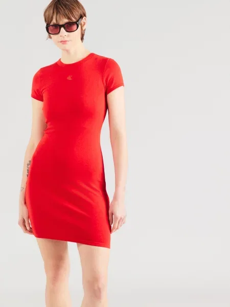 Calvin Klein Jeans Rochie roșu