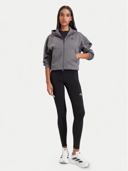 Adidas Μπλούζα Adidas Z.N.E. Cropped Σκούρο γκρι