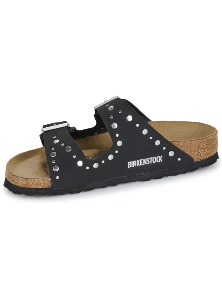 Birkenstock Pantofle Arizona Rivets S Cvočky / stříbrná černá