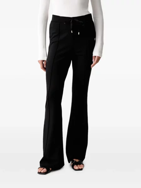 Pantaloni Liu Jo cu imagine alergare cu cordon negru