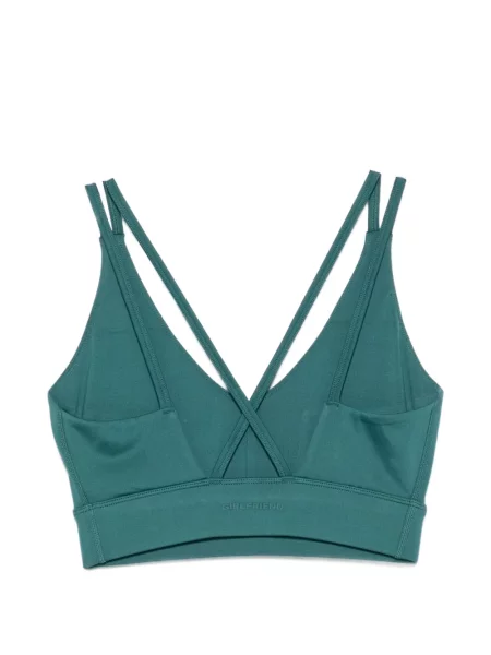 Sutien Girlfriend Collective cu bretele verde