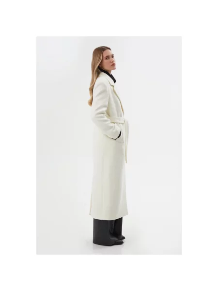 Классическое пальто Estro белое