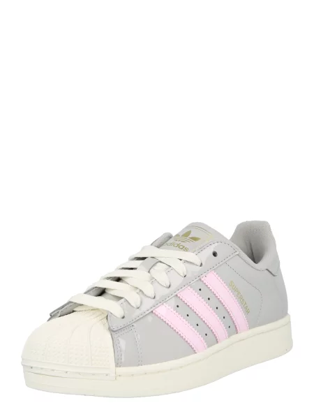 ADIDAS ORIGINALS Nizke superge SUPERSTAR II siva / roza bela