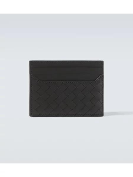 Portofel Bottega Veneta din piele verde