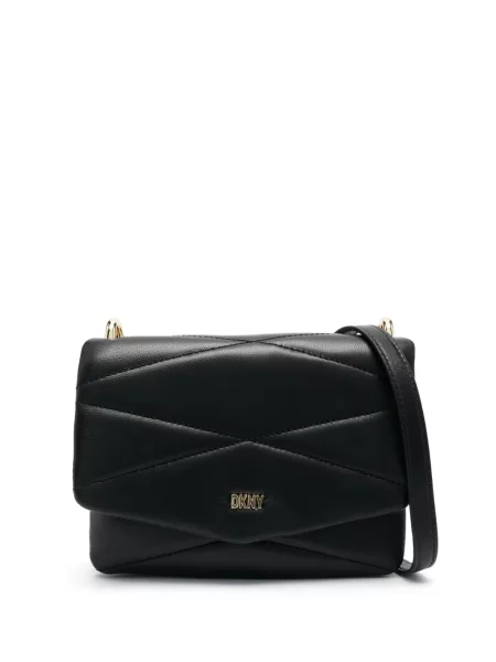 Geanta de piele Dkny din piele negru