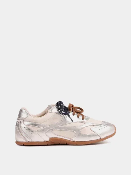 Замшеві Кросівки повсякденні Bronx срібний