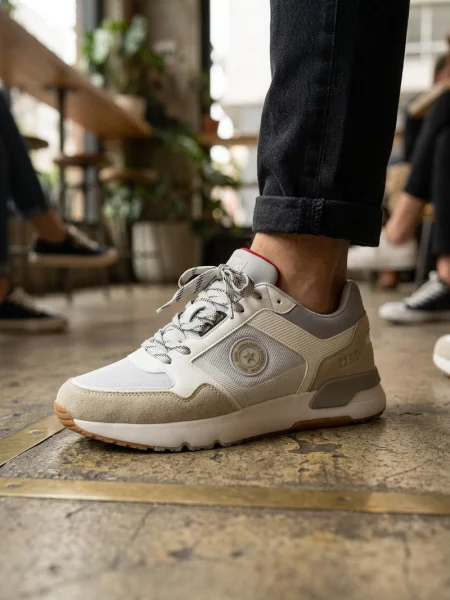 Superge Big Star Shoes s platformo bela