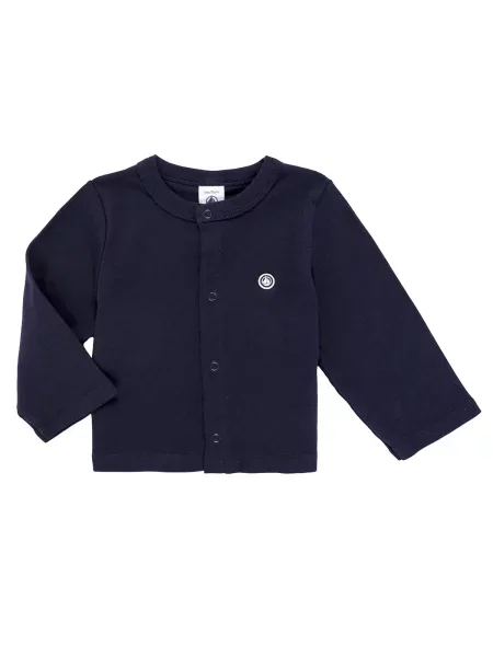 Kardigán Petit Bateau modrá