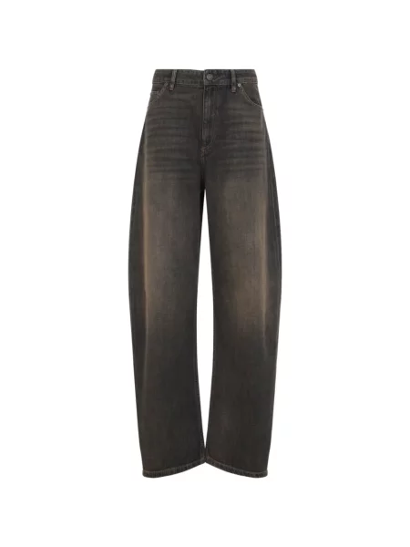 Blugi conici Ralph Lauren Collection conici maro