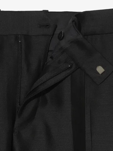 Pantaloni Undercover de lână negru