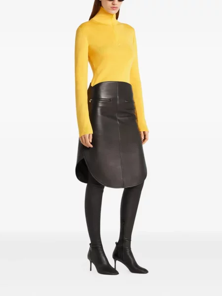 Дълго тениска Courreges жълто