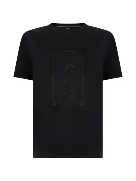 Tricou Boss cu autograf negru