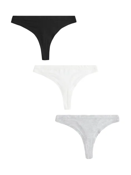 Next Tanga Ultimate Comfort gri amestecat / negru alb