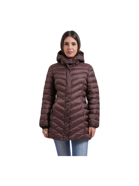 Kurtka puchowa Ea7 Emporio Armani brązowa