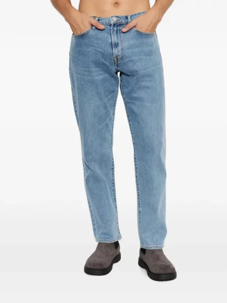 Blugi conici Ps Paul Smith conici albastru