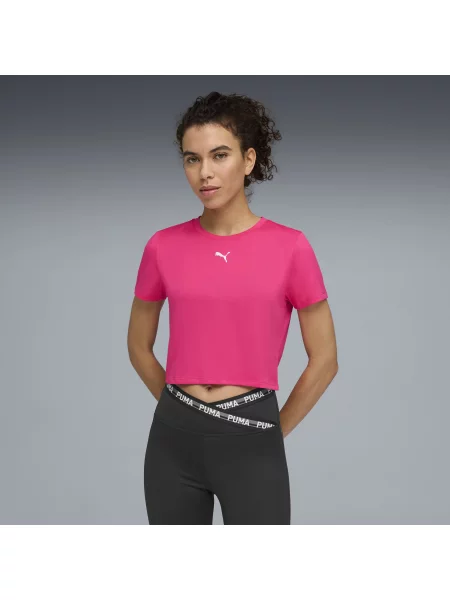 PUMA krótka koszulka TAD ESSENTIALS Odzież XXS różowy