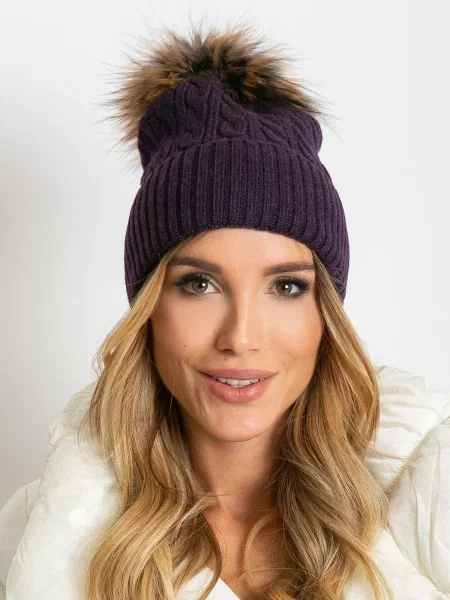Șapcă Wool Fashion Italia violet