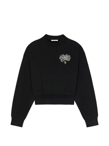 Pulover Givenchy cu funde de lână negru