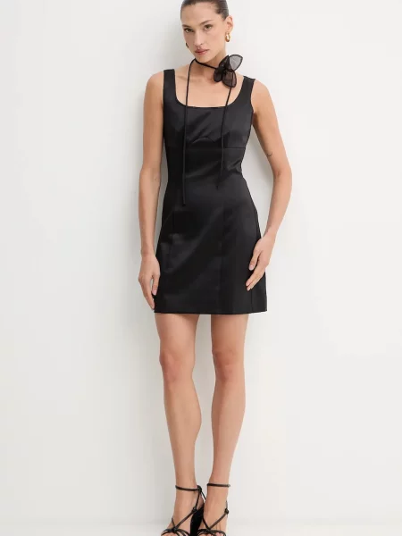 Rotate rochie mini mulata negru