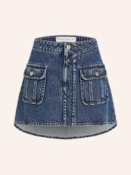 Jw Anderson Spódnica Jeansowa blau niebieska