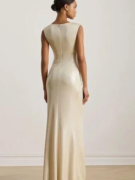 Lauren Ralph Lauren sukienka beżowa