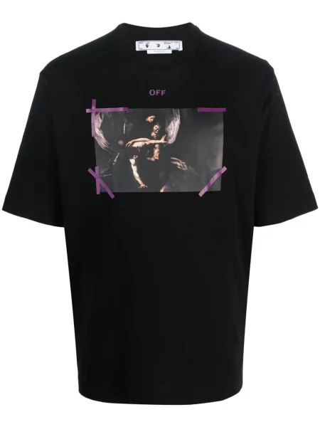 Tricou Off-white cu imagine alb
