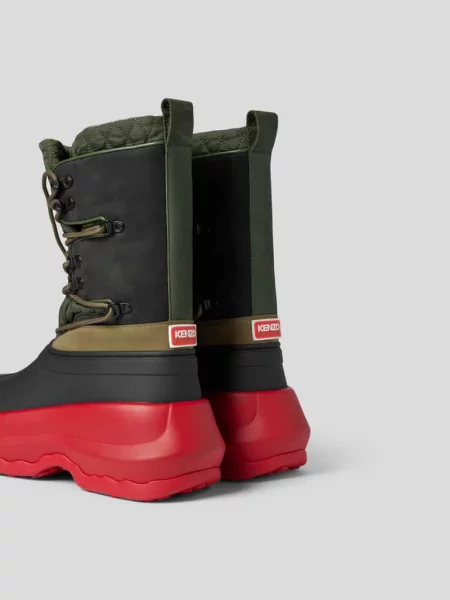 Botki sznurowane Kenzo X HUNTER' czerwone