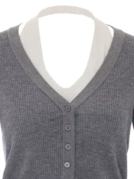 Cardigan Eleh tricotate gri