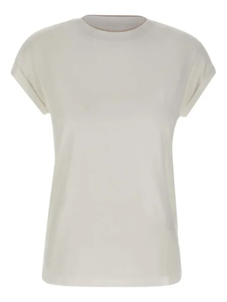 Koszulka Eleventy z okrągłym dekoltem szara