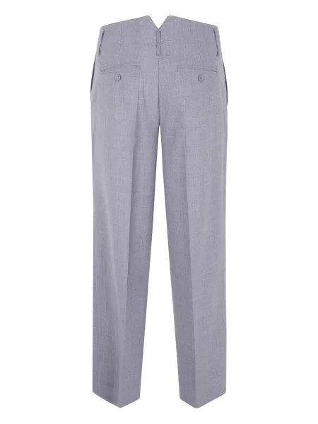 Pantaloni Semicouture plisate gri