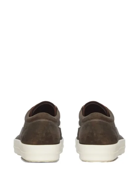 Sneakerși Rick Owens din piele de căprioară maro