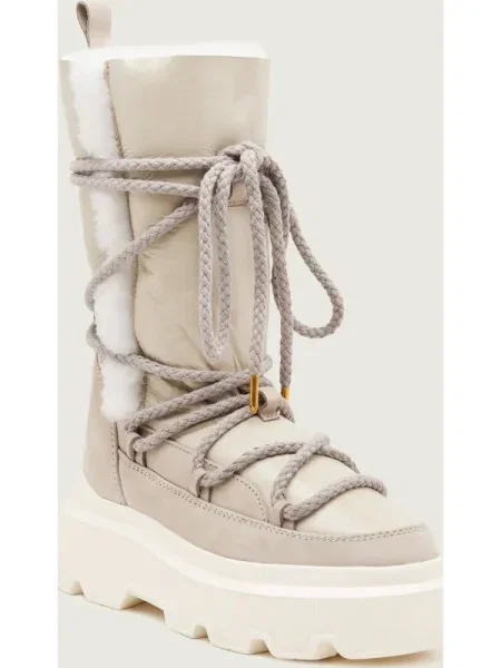 INUIKII Bocanci ENDURANCE COZY | piele | shearling bej