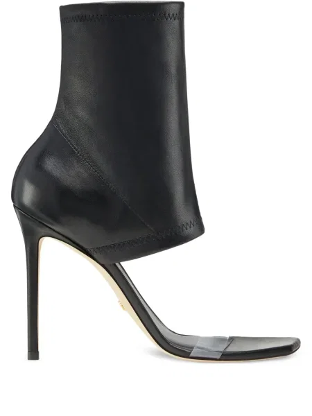 Strečové sandály Stuart Weitzman na ramínka černé