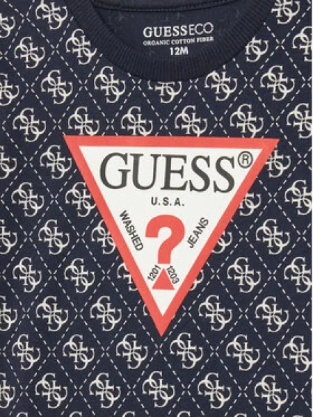 Guess Póló Regular Fit sötétkék