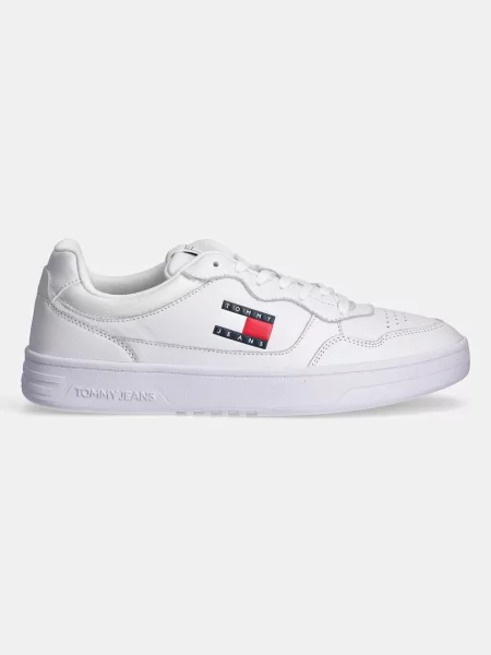 Pantofi Tommy Hilfiger din piele alb