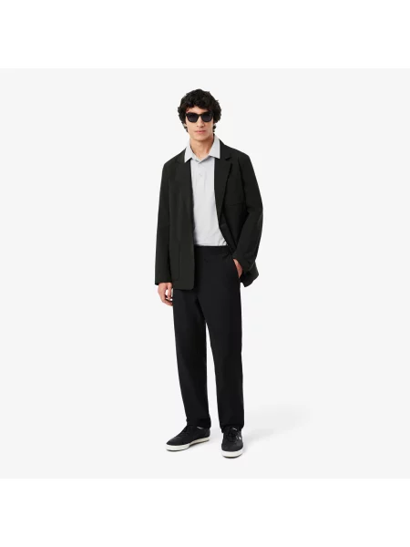 Lacoste Miejskie Spodnie Chino Z Elastycznej Tkaniny Regular Fit czarny