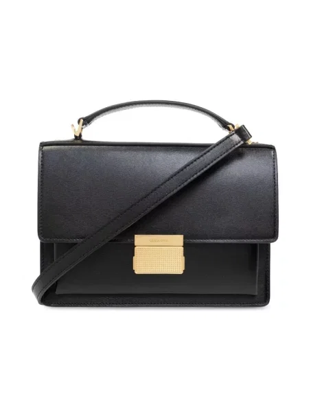 Torebka skórzana Golden Goose skórzana czarna