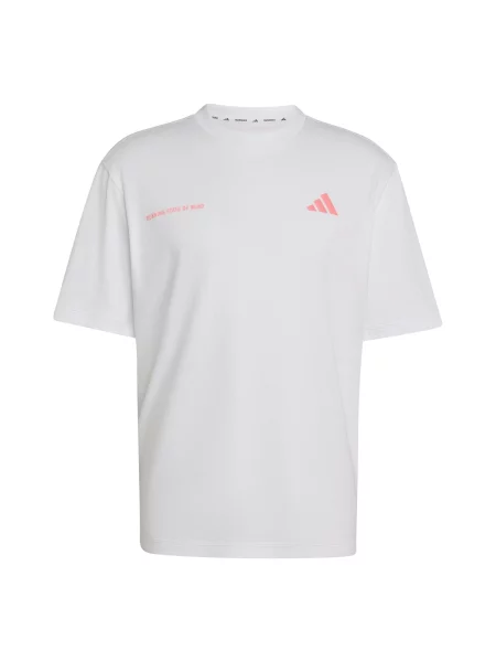 ADIDAS PERFORMANCE Tricou funcțional roz zmeură alb