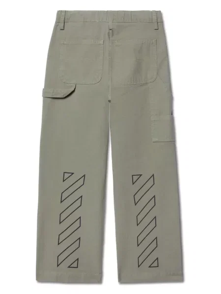 Spodnie dziecięce Off-white białe