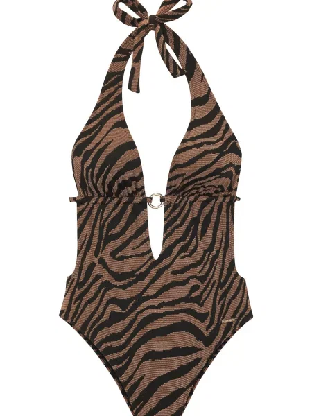 Bruno Banani Costum de baie întreg maro negru