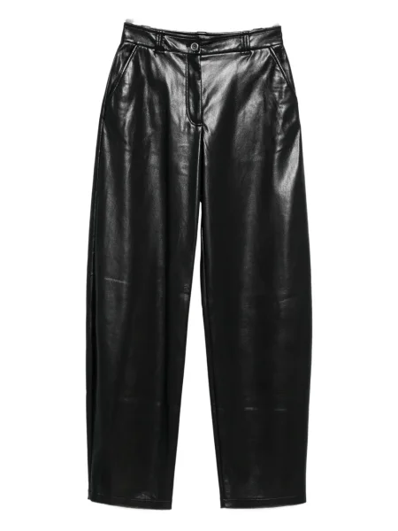 Pantaloni Pinko din piele negru