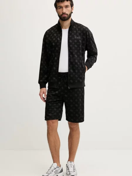 GUESS ACTIVE Pantaloni scurți OVIDIO negru