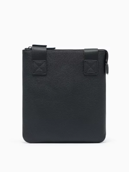 Armani Exchange Мессенджер чорний