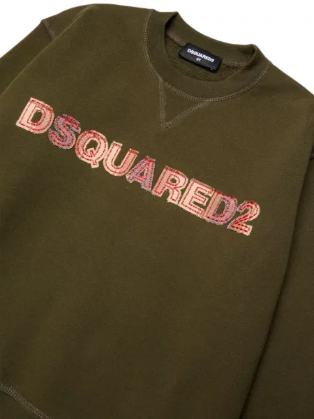 Sweter dziecięcy Dsquared2 zielony