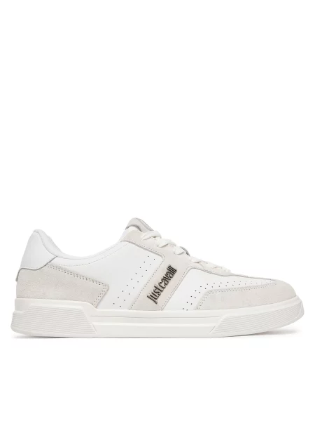 Sneakers Just Cavalli alb
