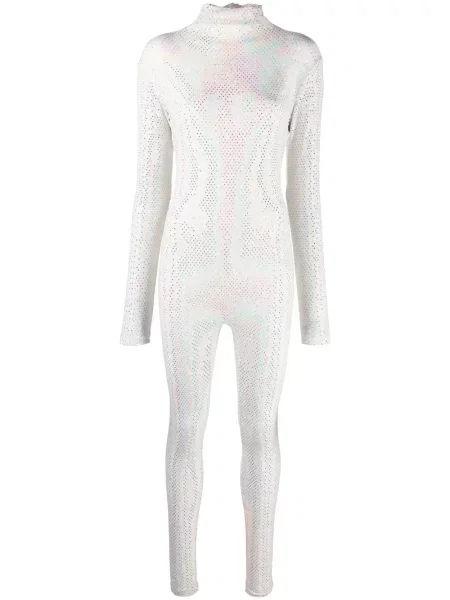 Salopetă Atu Body Couture lungă alb