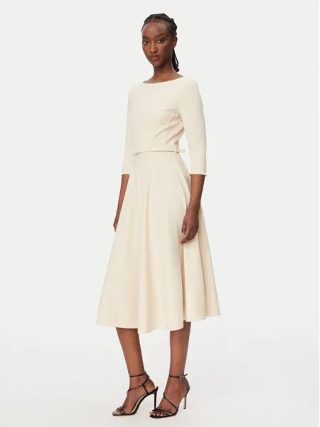 Rinascimento Rochie cocktail bej