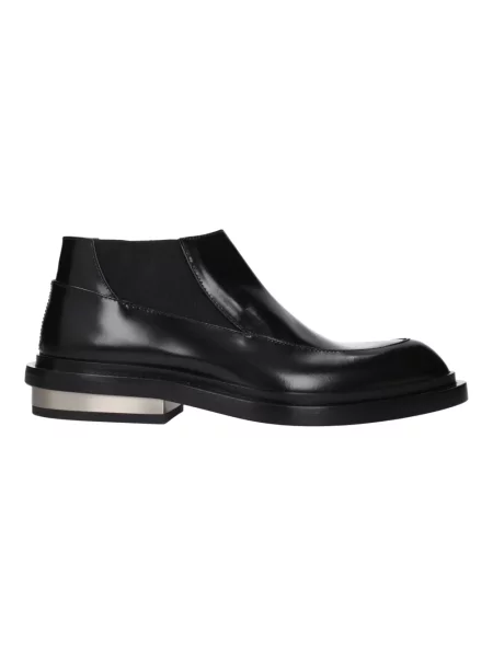 Sztyblety Jil Sander skórzane czarne
