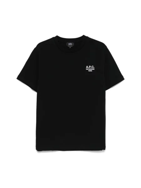 Koszulka A.p.c. z logo czarna