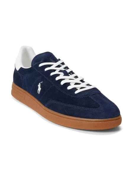 Замшевые кроссовки Polo Ralph Lauren синие